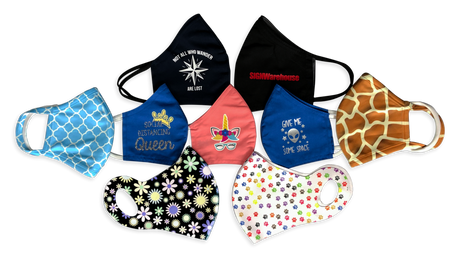 HTX Sublimation & HTV Face Masks