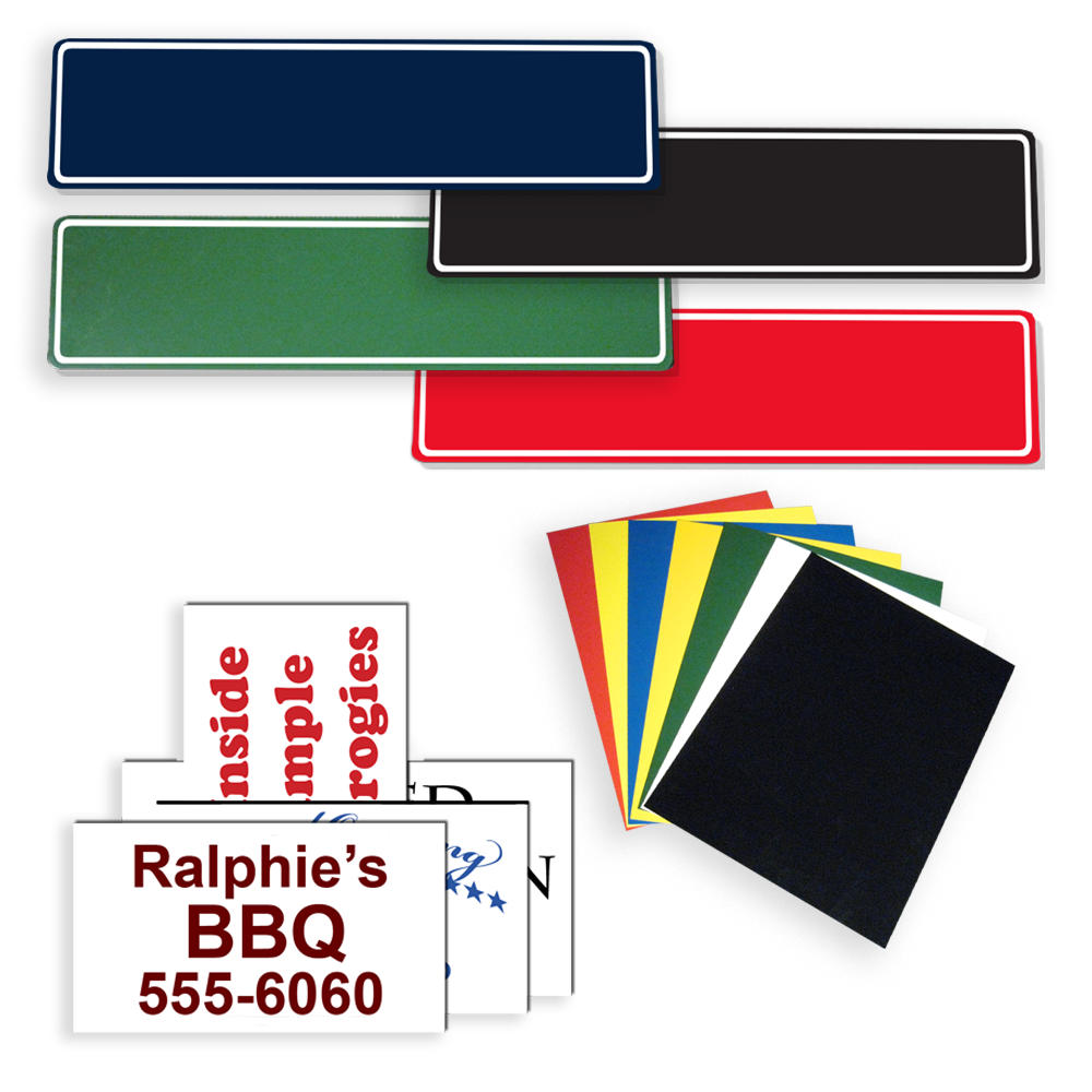Aluminum Metal Sign Blank - 18 in x 24 in - 8 Colors