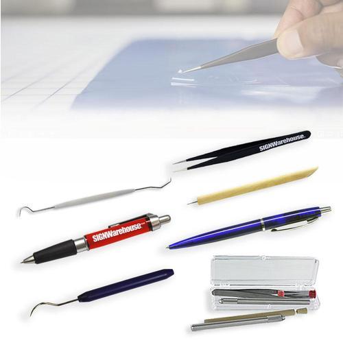 Vinyl Weeding Tools Air Release Pin Pen Picking Tweezer Squeegee for Window  Tint