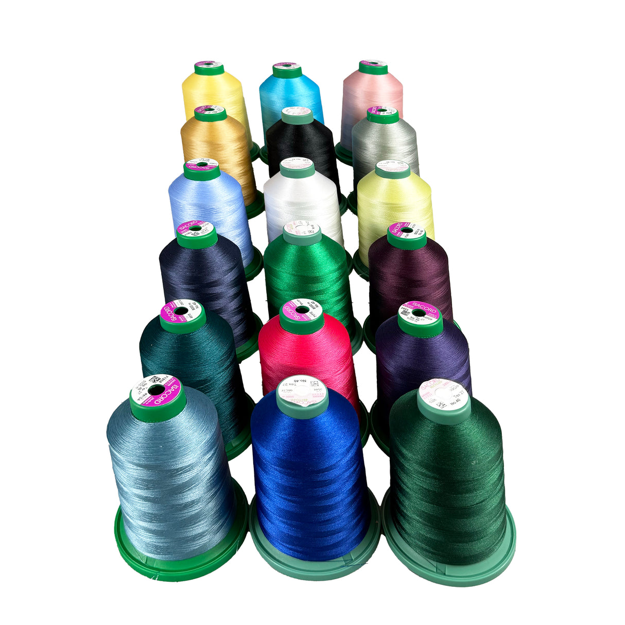 Amann 18-Color Isacord Threads Starter Kit