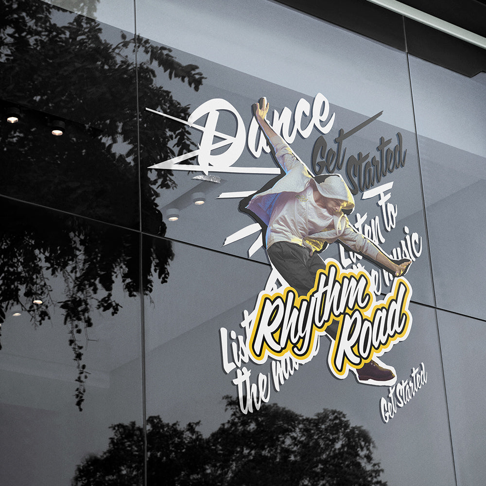 Roland BN2-20 5-Color Desktop Printer/Cutter Window Decal SampleRoland BN2-20A Desktop Printer & Cutter - Pro Bundle - Sample Window Graphics