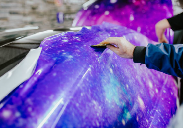 Application of Printed Media to Vehicle