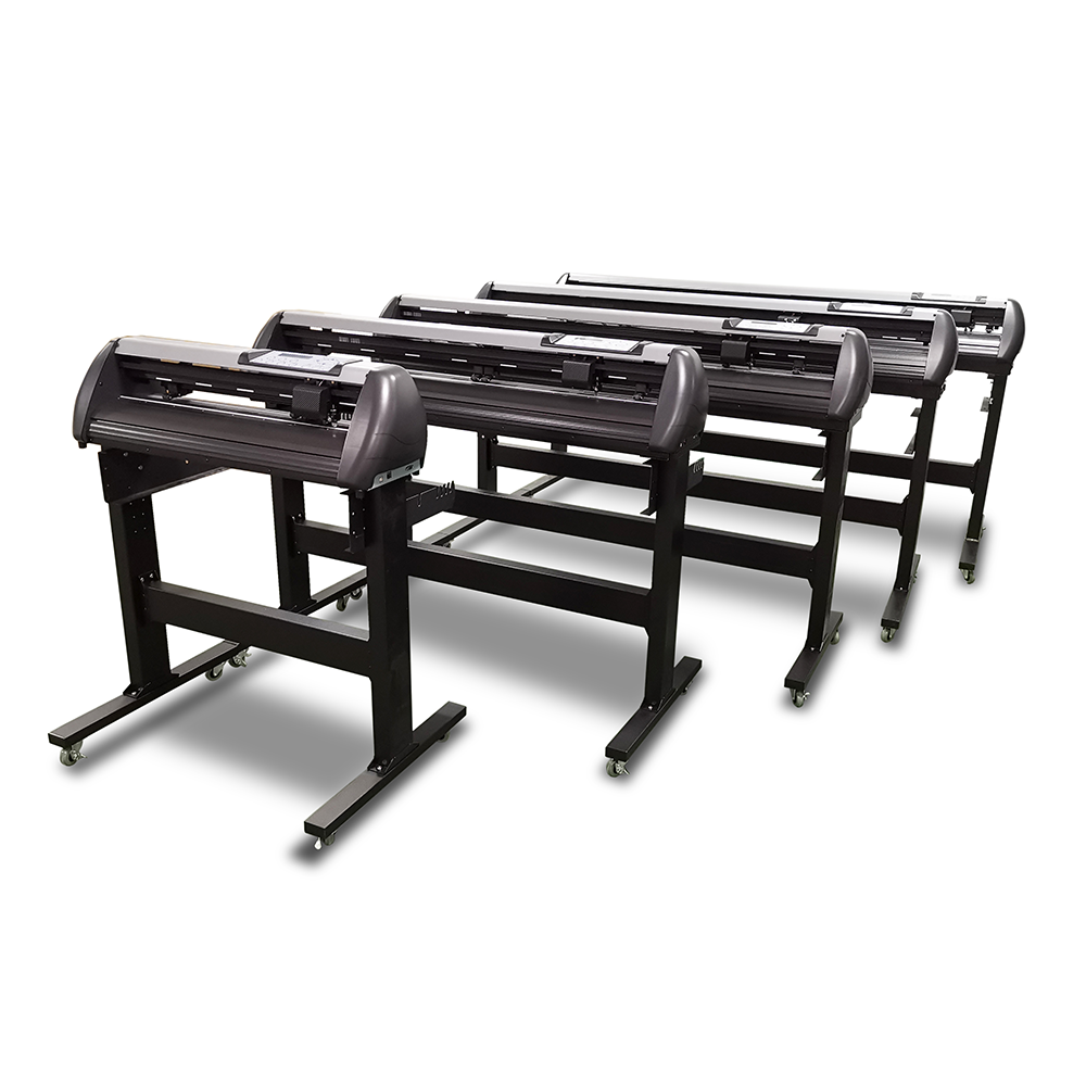 GCC Jaguar V-LX Vinyl Cutters Family of Cutters Side View