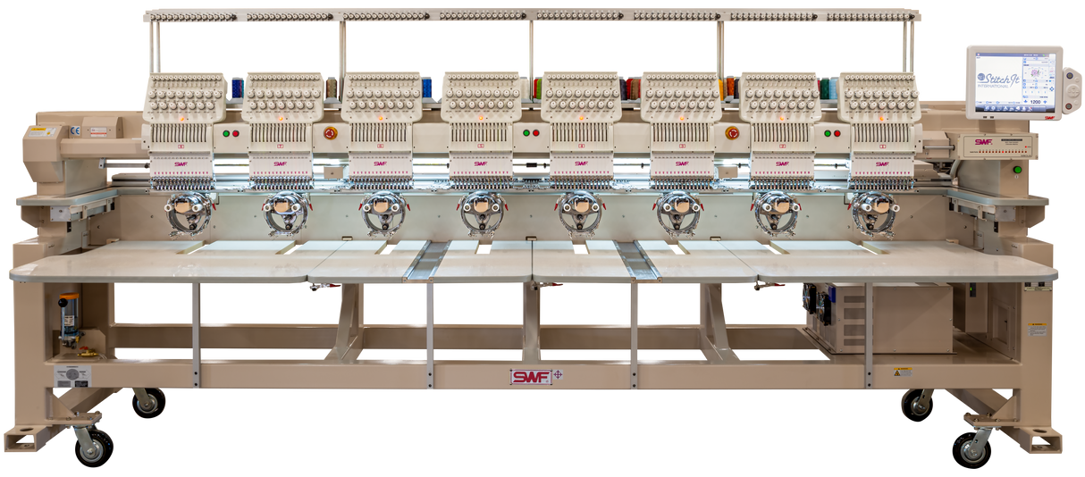 SWF KE Dual-Series Embroidery Machine - 8 Head