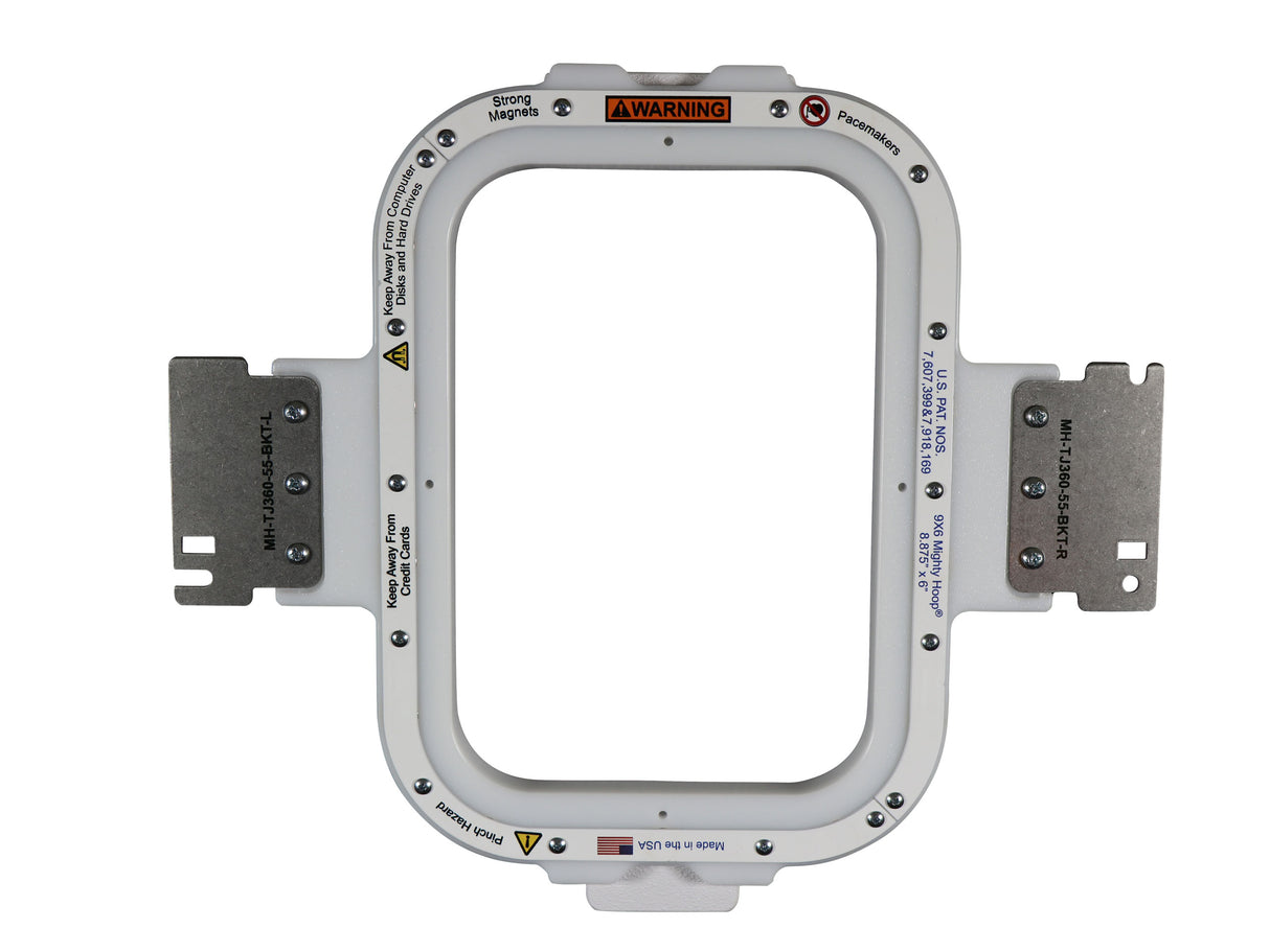 Mighty Hoop for SWF Embroidery Machines - 9 In x 6 In