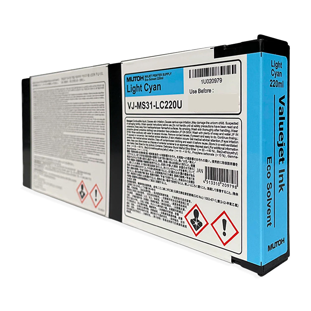 MUTOH MS31 Eco-Solvent Ink Cartridges - 220ml | SignWarehouse