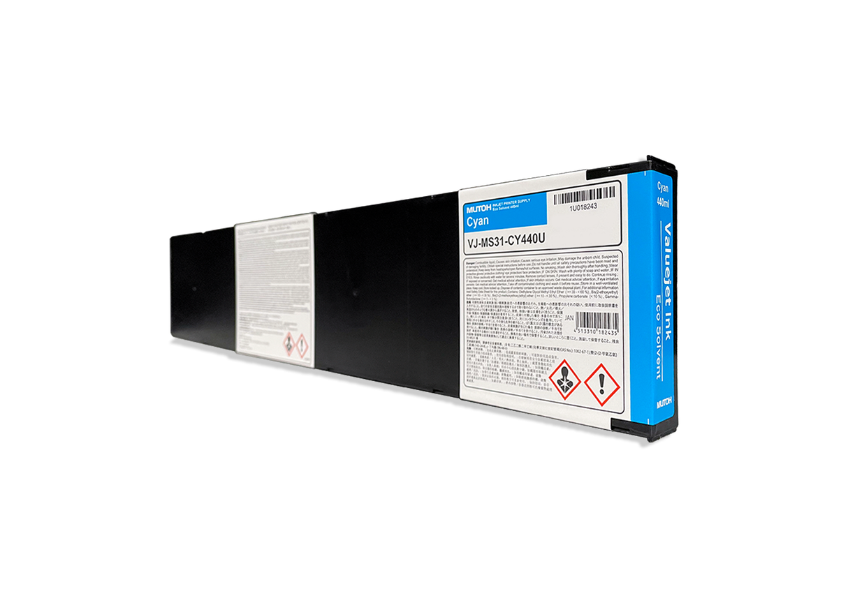 MUTOH MS31 Eco-Solvent Ink Cartridges - 440ml