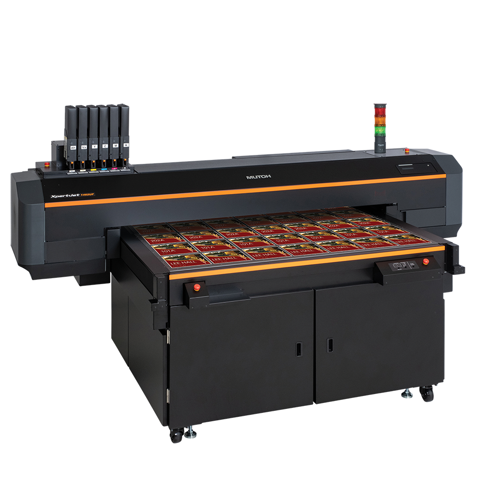 Mutoh XpertJET 1462UF UV-LED Large Format Printer Left Angled View