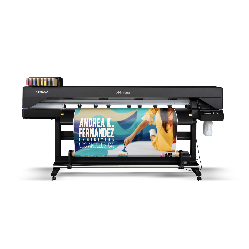 Mimaki CJV200-160 Series - 64 Inch Printer & Cutter with Loaded Media