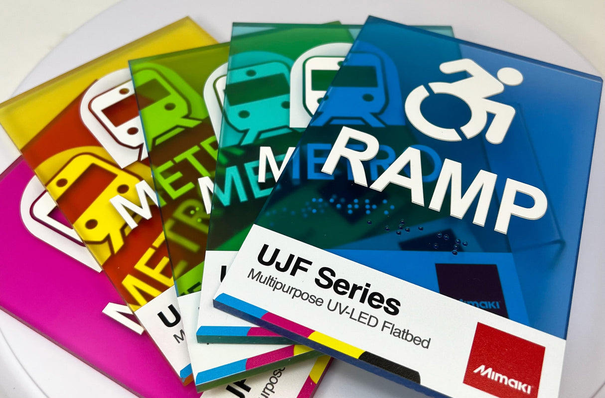 Mimaki UJF-6042 MKII Series - Tabletop UV-LED Printer Printed Samples
