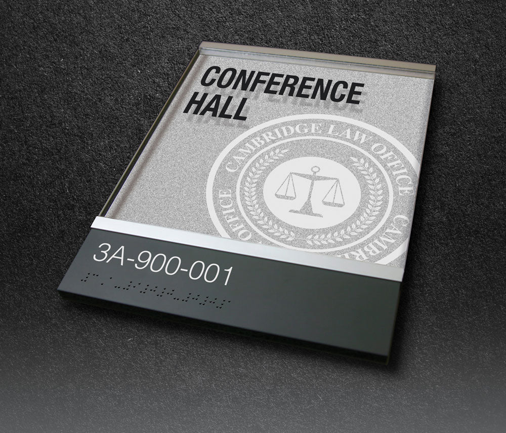 Mimaki UJF-6042 MKII Series - Tabletop UV-LED Printer Braille Sign Sample