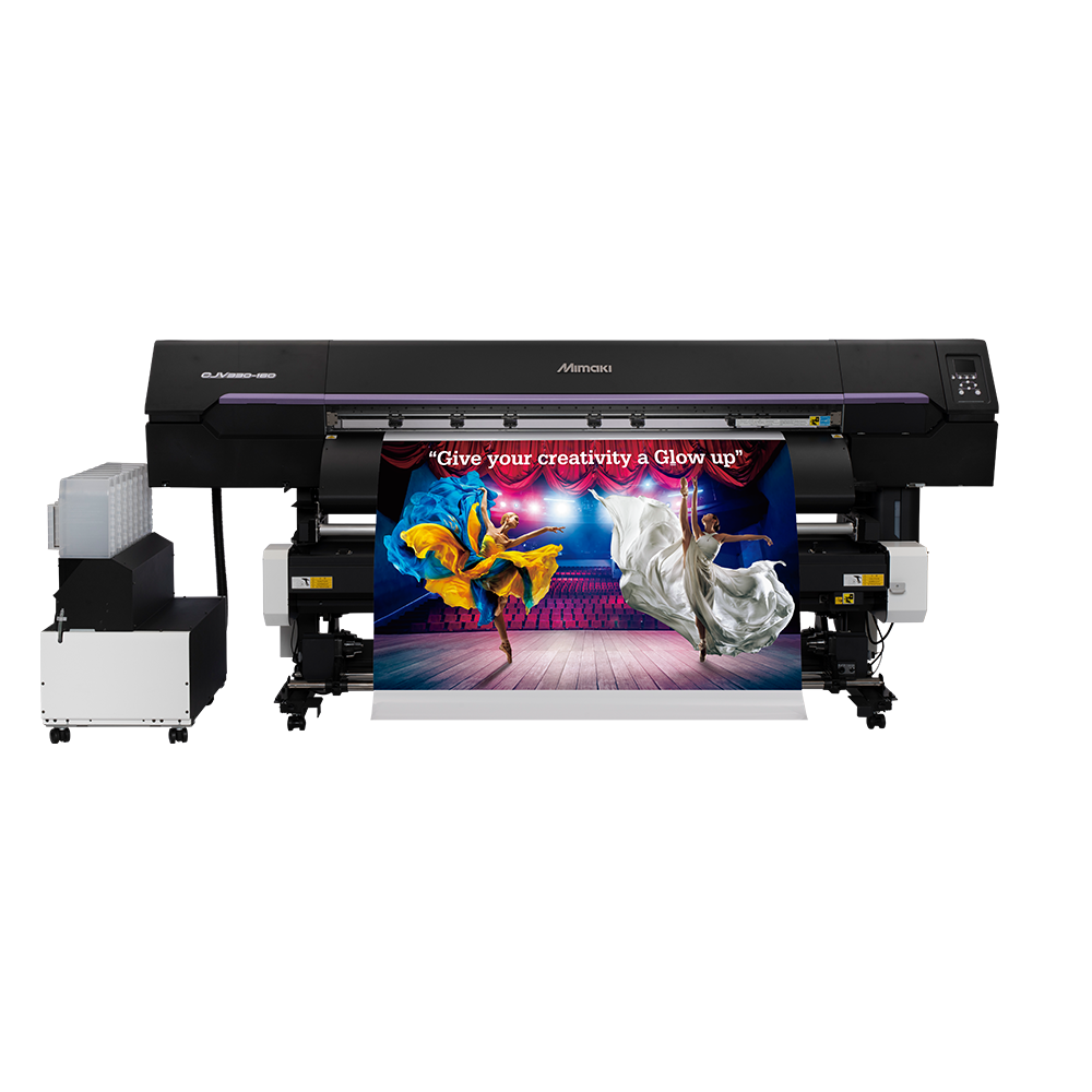 Mimaki CJV330-160 Plus Series - 64 Inch Printer & Cutter with Printed Media Loaded