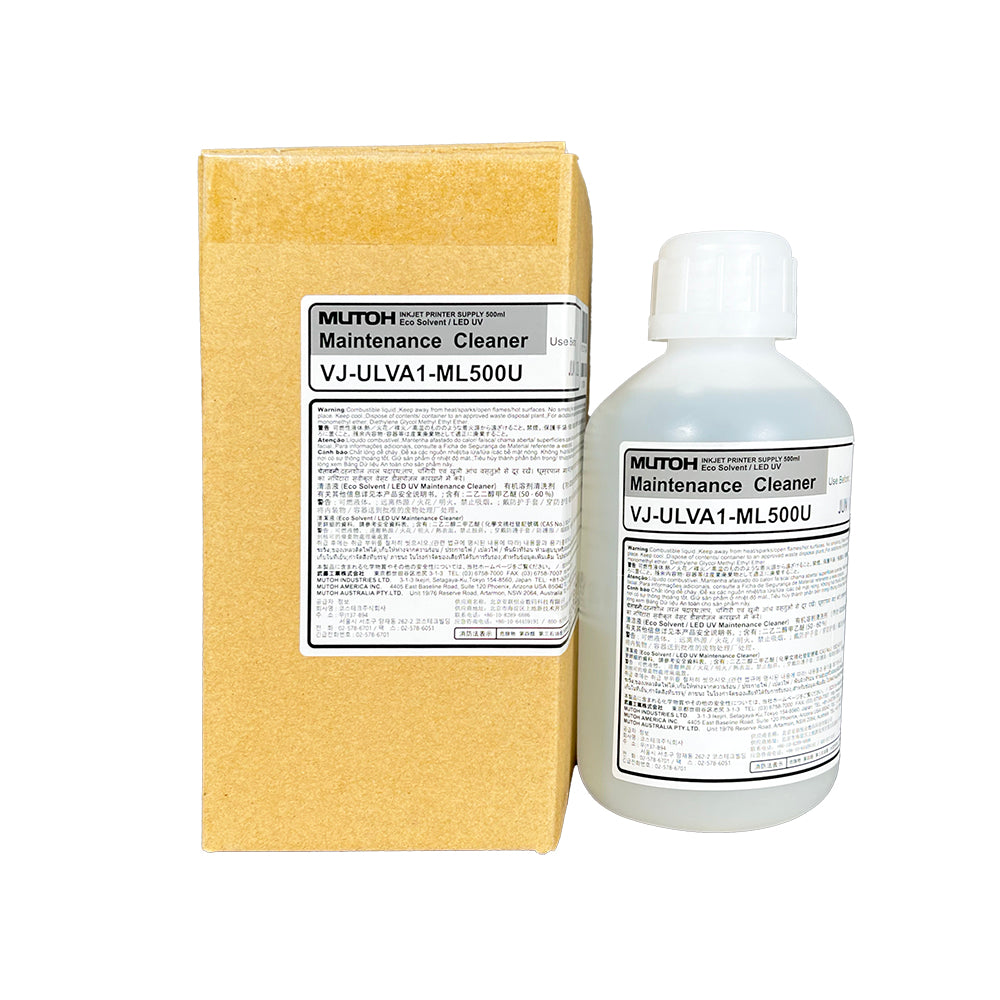 Mutoh UV/Eco Maintenance Cleaner 500ML Bottle