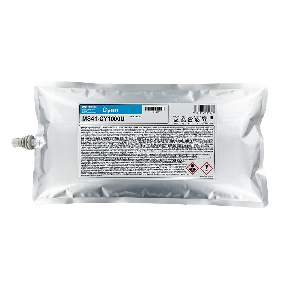 Mutoh MS41 Eco-Solvent Inks - 1000 ml
