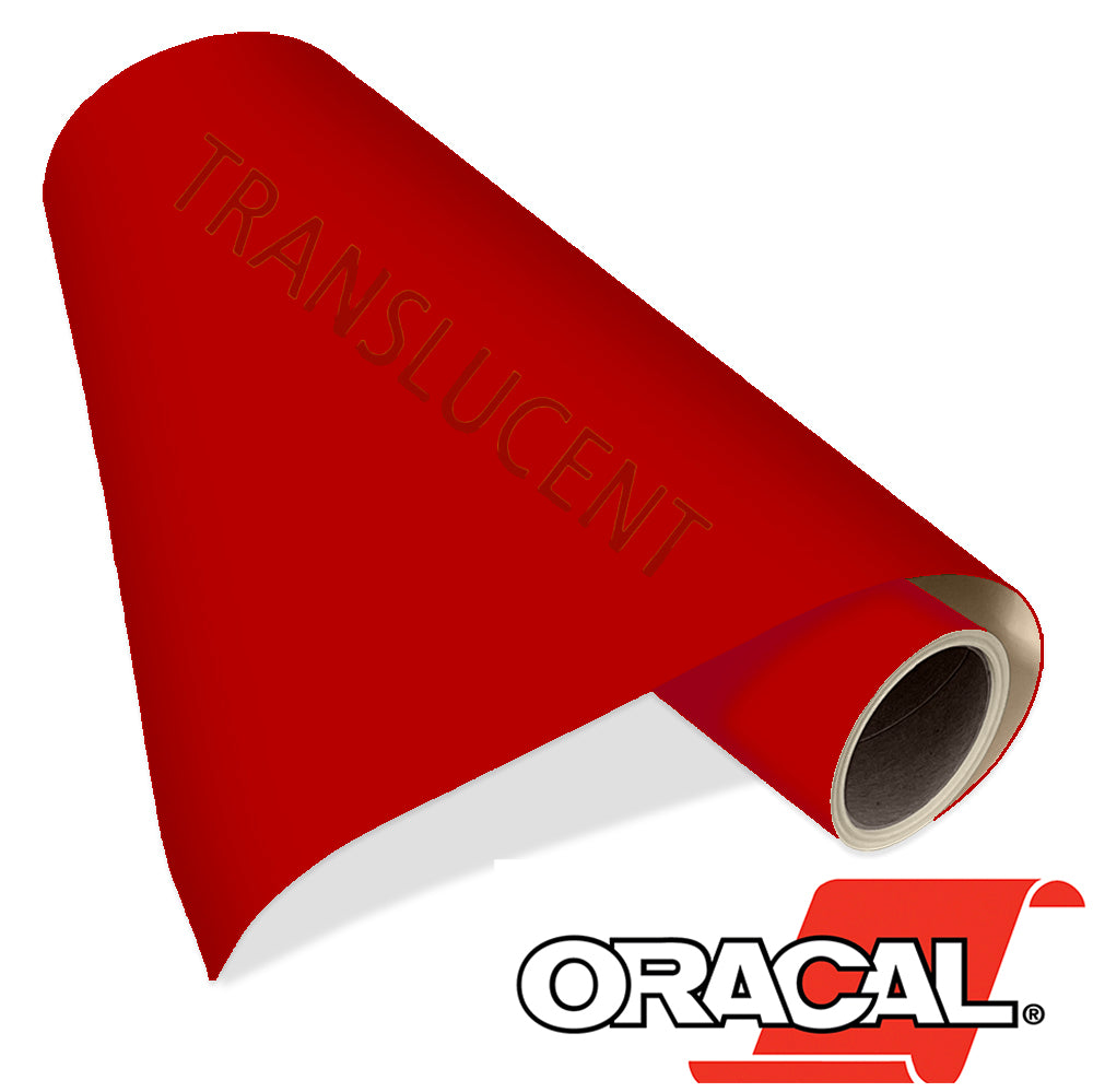 Oracal 8500 Translucent Vinyl - 15 in x 50 yds - Punched