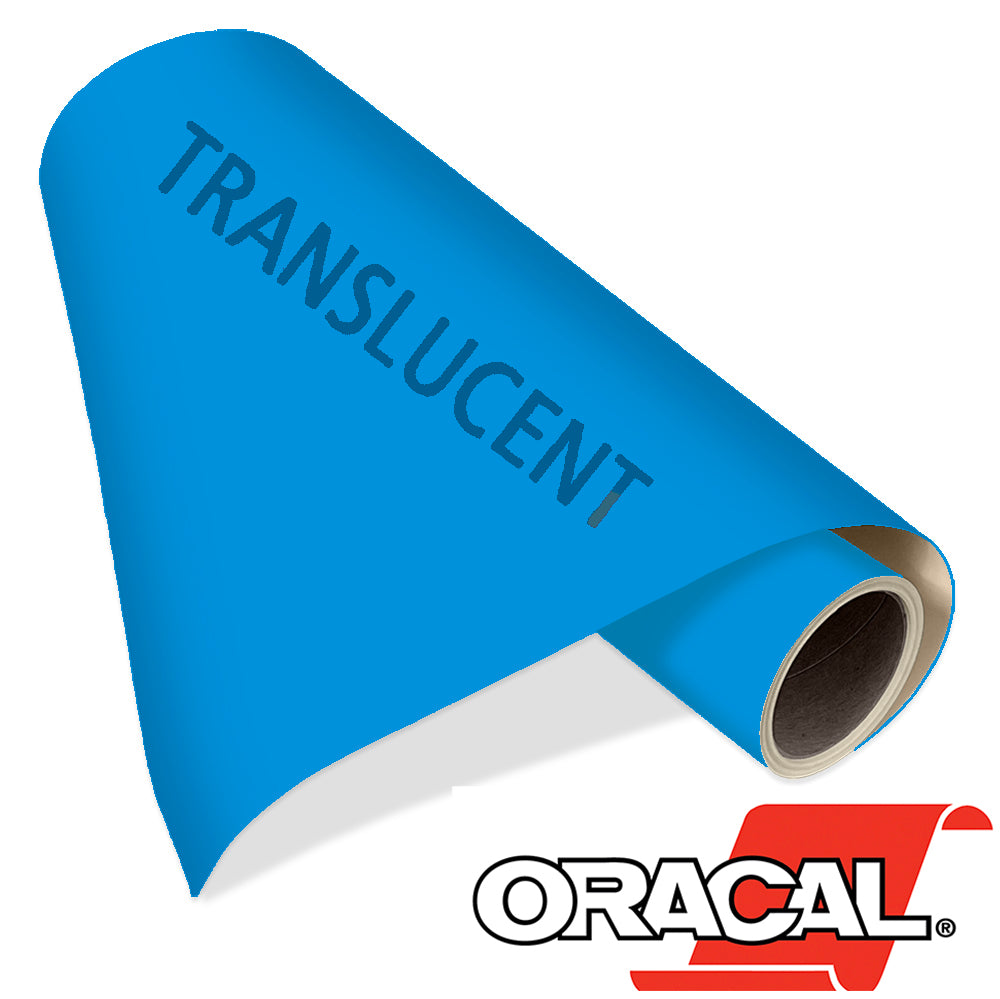 Oracal 8500 Translucent Vinyl - 15 in x 50 yds - Punched