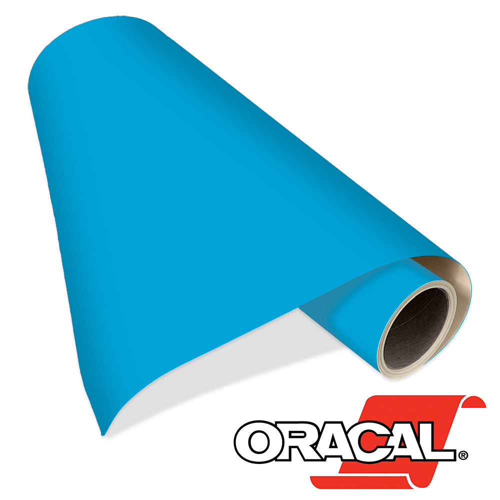 Oracal 651 - Adhesive Vinyl - 24 in x 20 yds - 24 in x 20 yds / Ice Blue