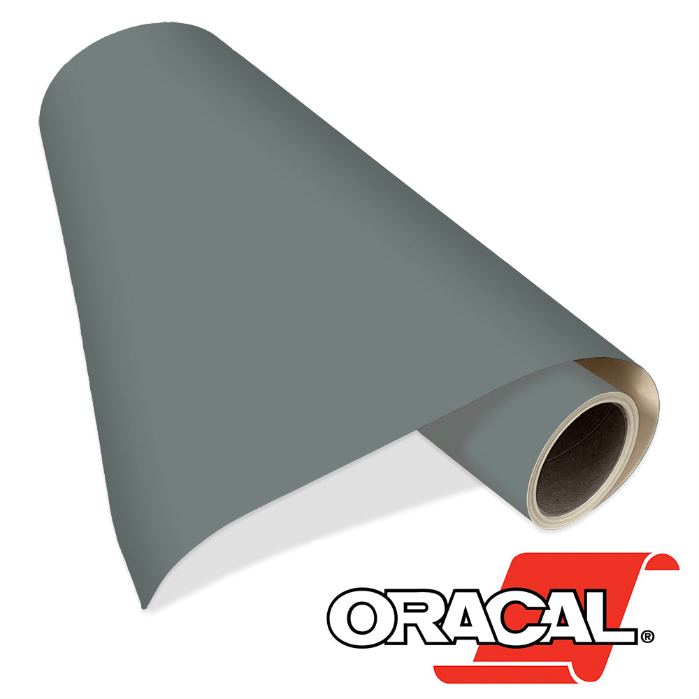 Oracal 651 Matte - Adhesive Vinyl - 16 in x 10 yds - Matte Grey / 16 in x  10 yds