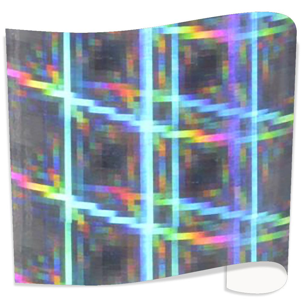 Plaid Holographic Vinyl by Schein Holographics