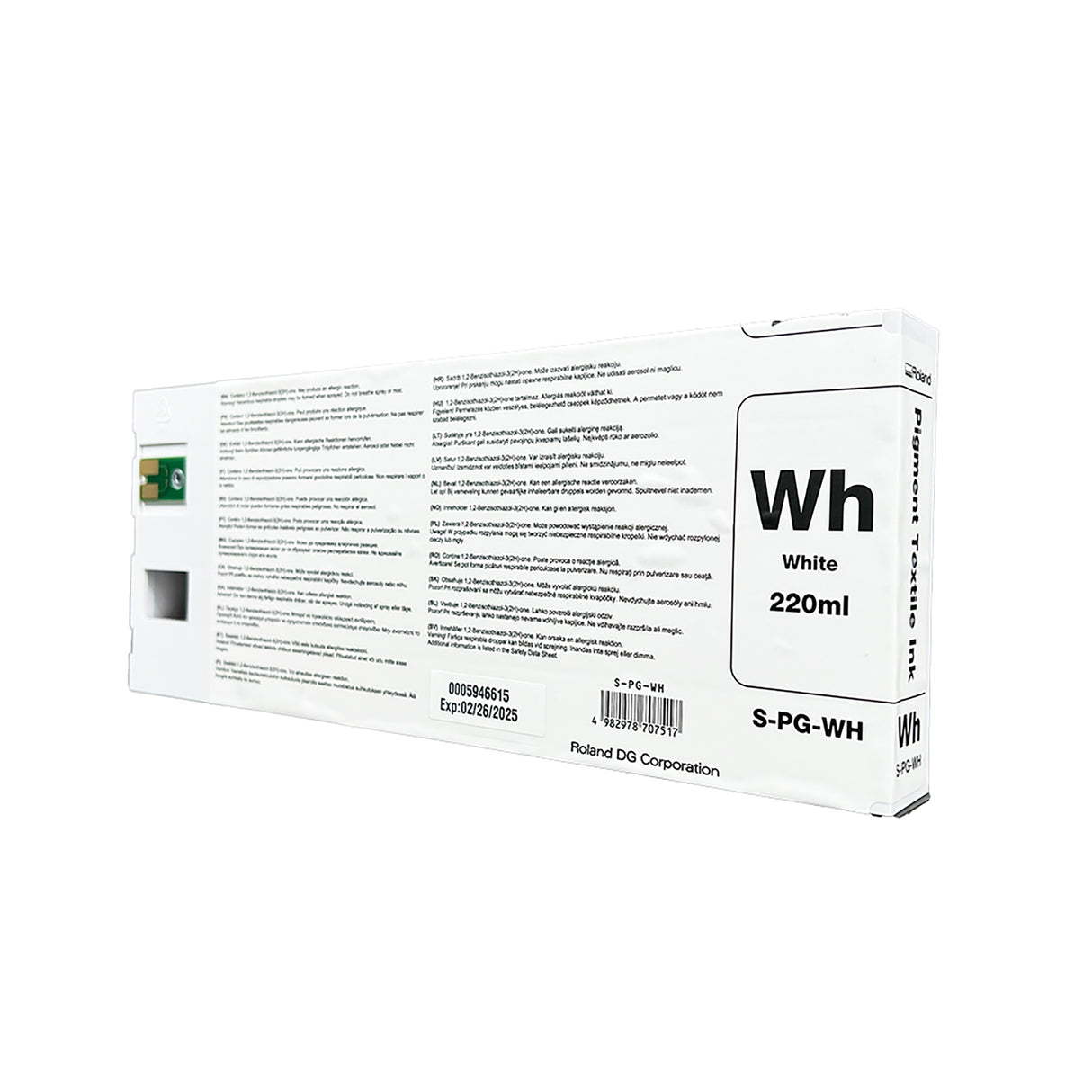 Roland Pigment Textile Ink Cartridges for Roland DTF BY-20 Printers