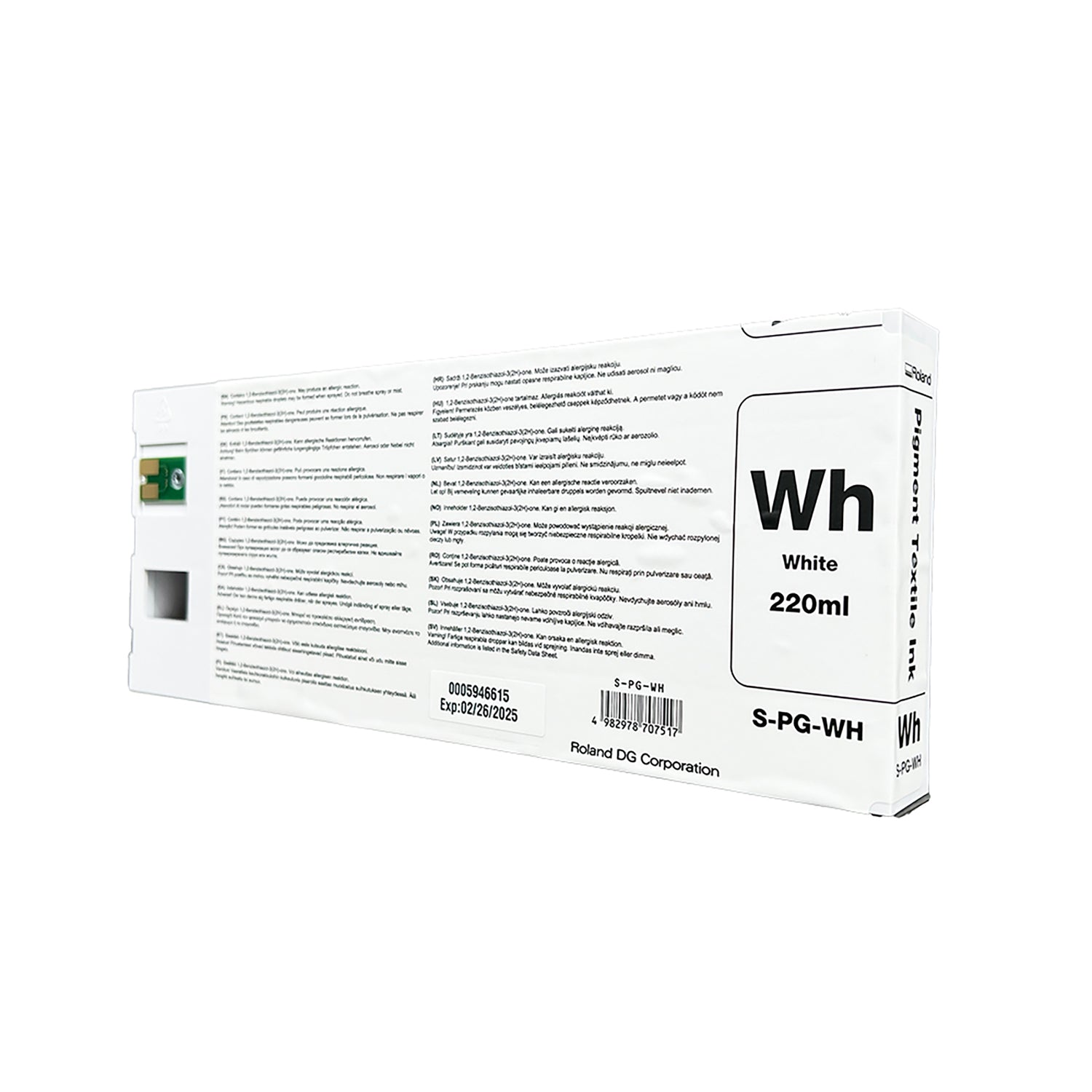 Roland Pigment Textile Ink Cartridges for Roland DTF BY-20 Printers