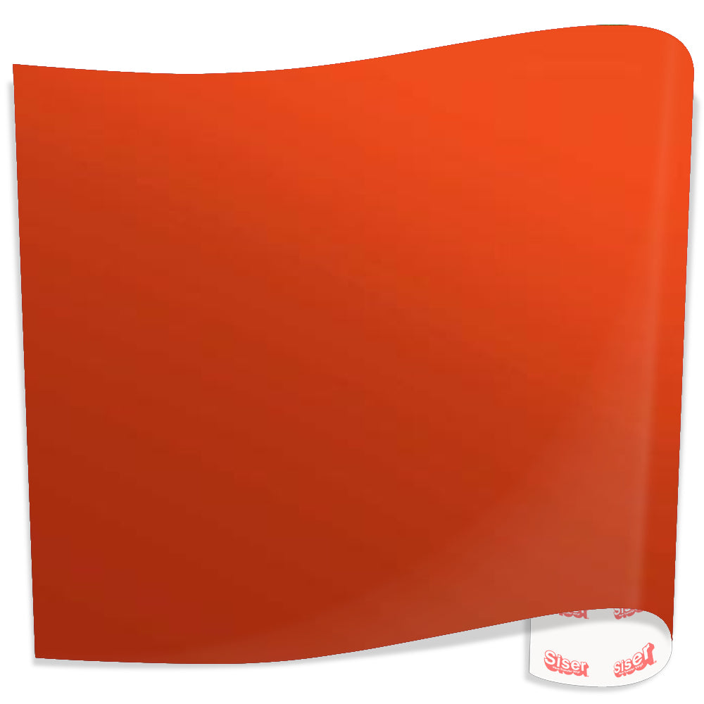 Fluorescent Orange 12 Siser EasyWeed Heat Transfer Vinyl (HTV) (Bulk