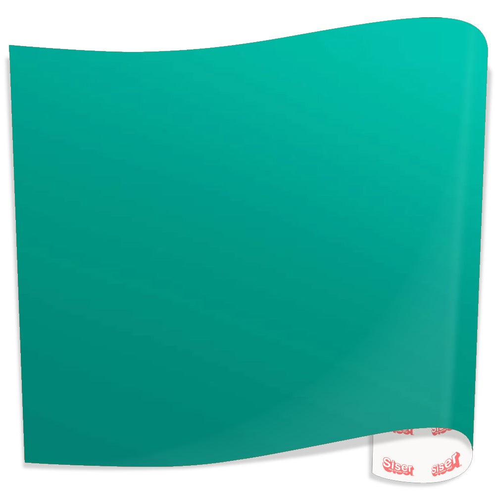 SISER EasyWeed Electric - Heat Transfer Vinyl Sheets - 15 in x 36 in - Electric Peacock Teal