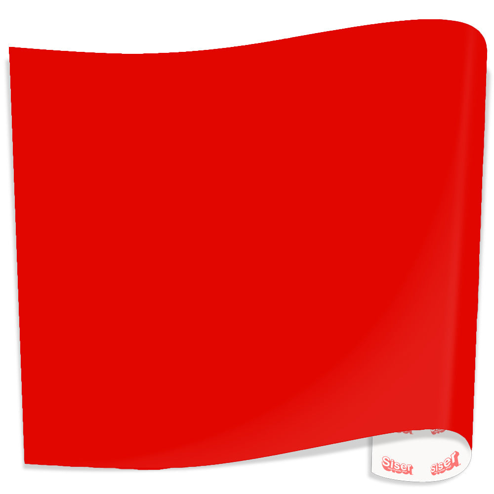 SISER EasyWeed EcoStretch Heat Transfer Vinyl - 12 in x 30 ft - Bright Red