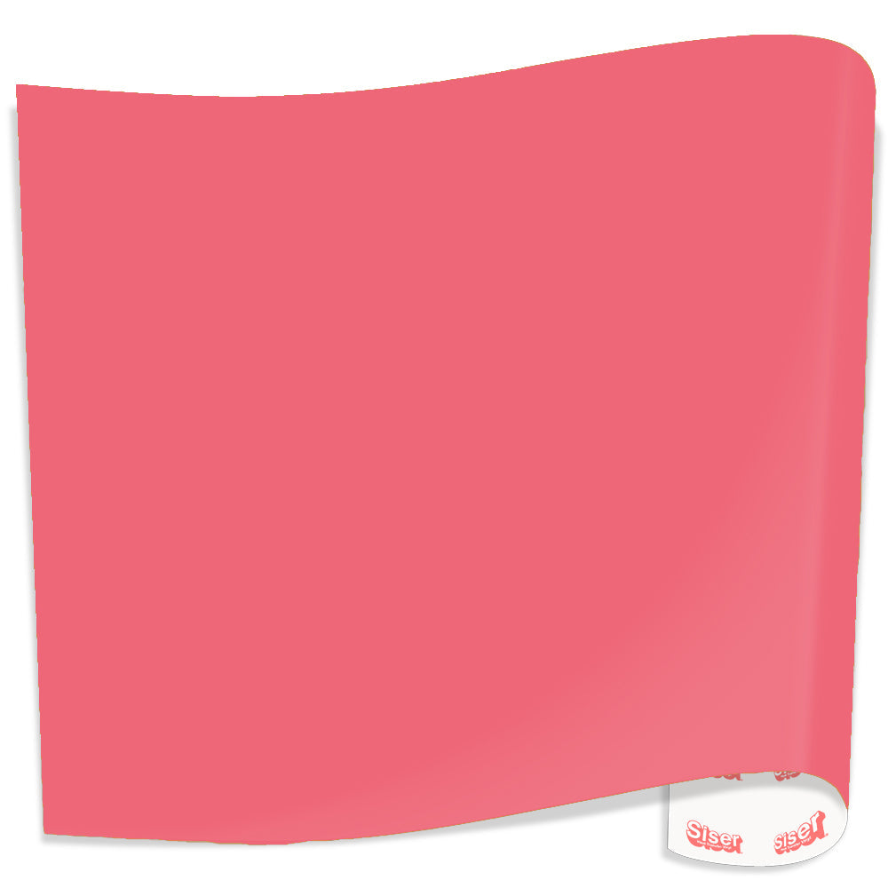 SISER EasyWeed EcoStretch Heat Transfer Vinyl - 12 in x 15 ft - Sunrise Coral