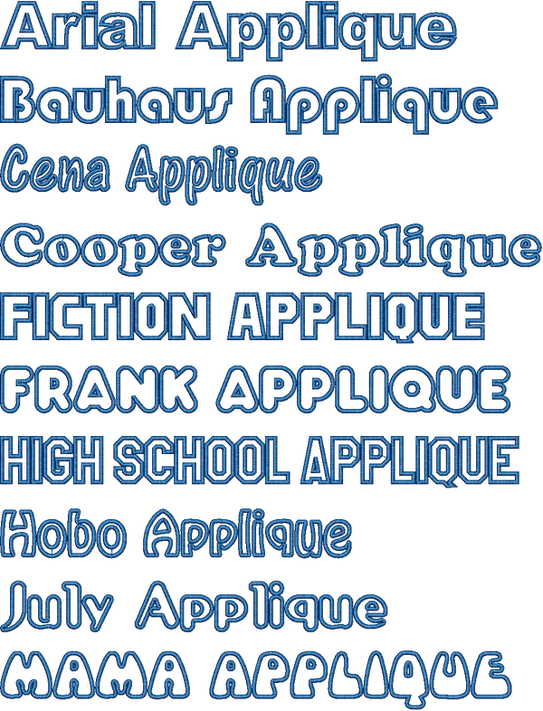 StitchMaker AppliquéFonts Upgrade