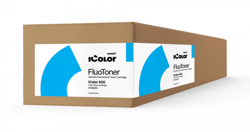 UNINET IColor 600 Fluorescent Toner Cartridges - Cyan