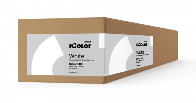 UNINET IColor 600 Fluorescent Toner Cartridges - White