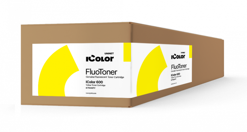 UNINET IColor 600 Fluorescent Toner Cartridges - Yellow