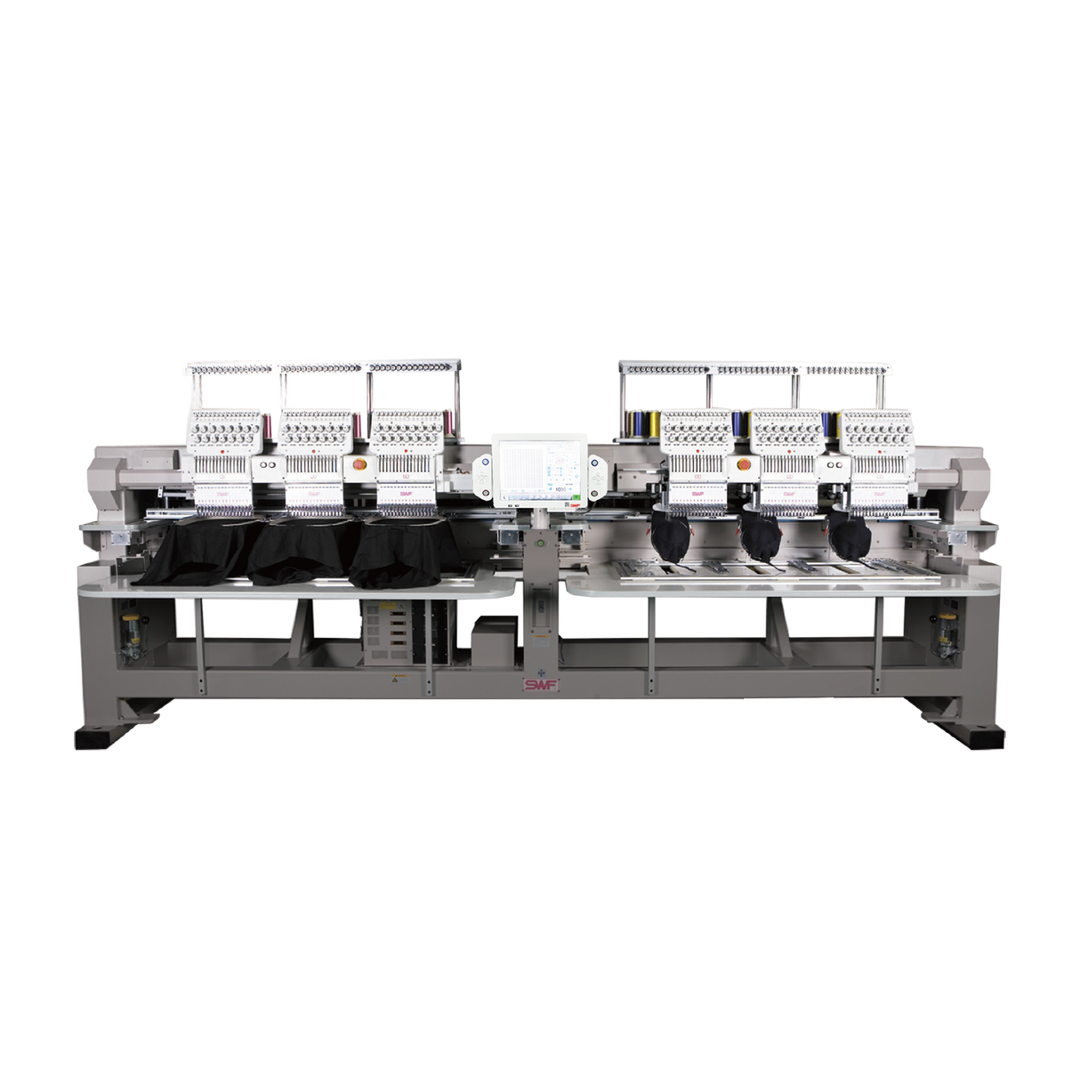 SWF KE Dual-Series Embroidery Machine - 6 Head