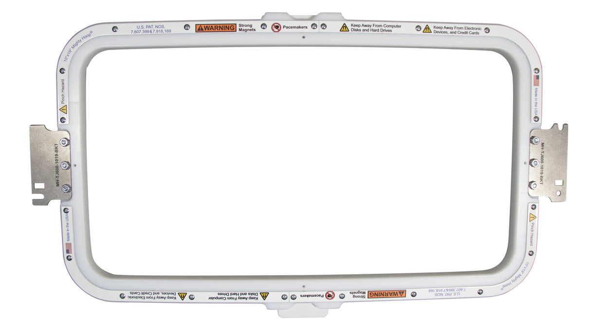 Mighty Hoop for SWF KX-T1501 Embroidery Machine - 10 In x 19 In
