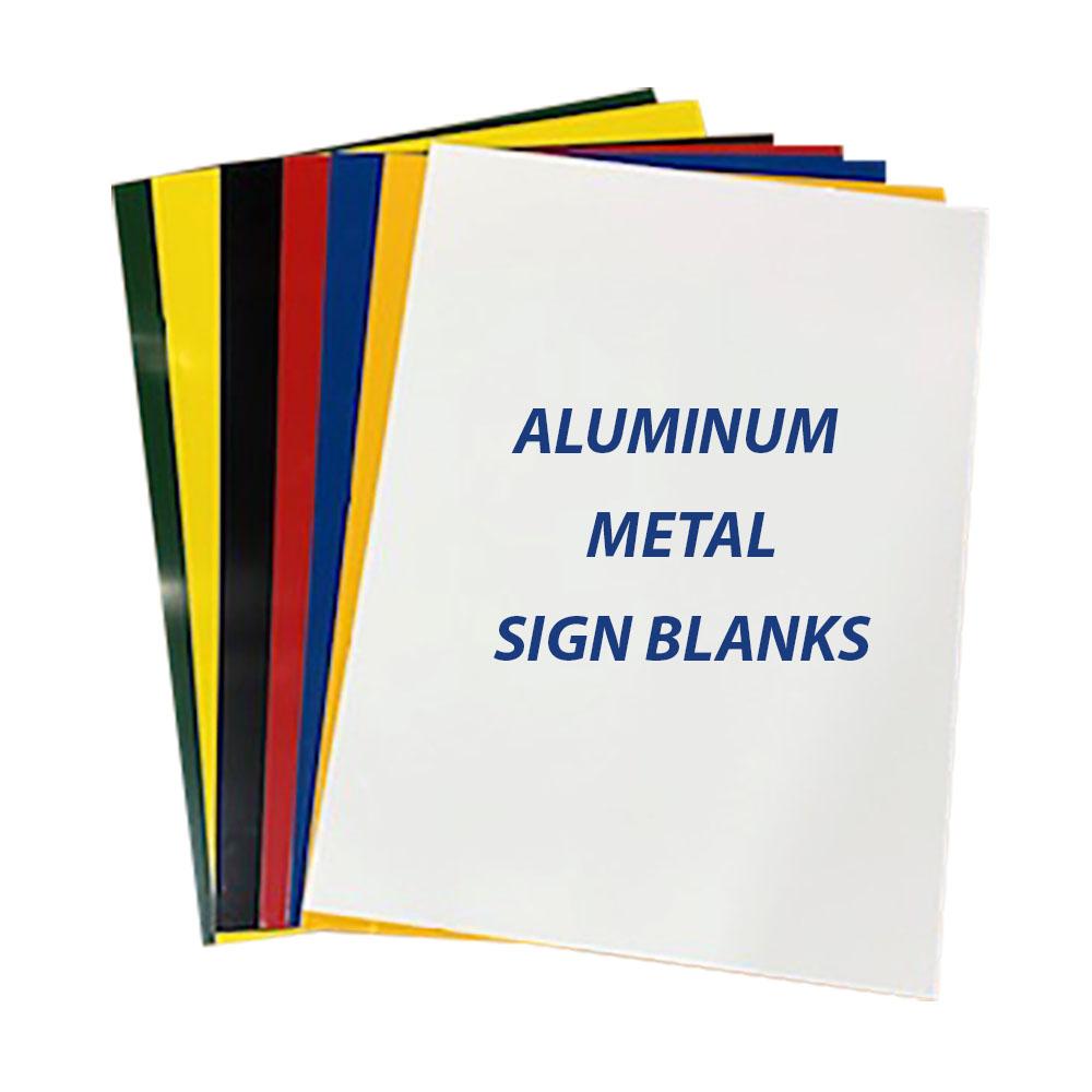 ALUMINUM SIGN BLANK - SQUARE CORNERS 18 x 24 0.040 (White/White) - Not  for Sublimation