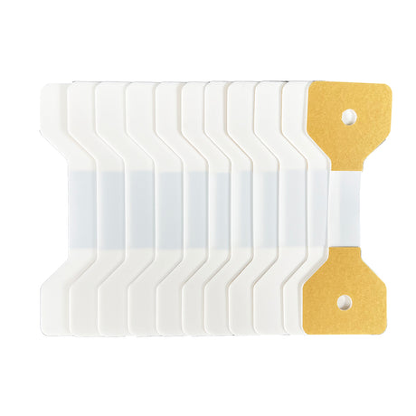 Banner Ups - Adhesive Grommet Tabs - Large - White - 100 pack