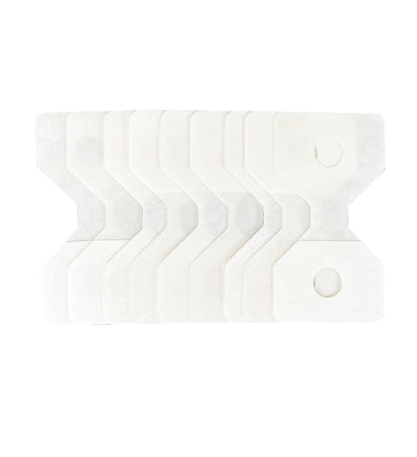 Banner Ups - Adhesive Grommet Tabs - Mini - Clear - 100 pack