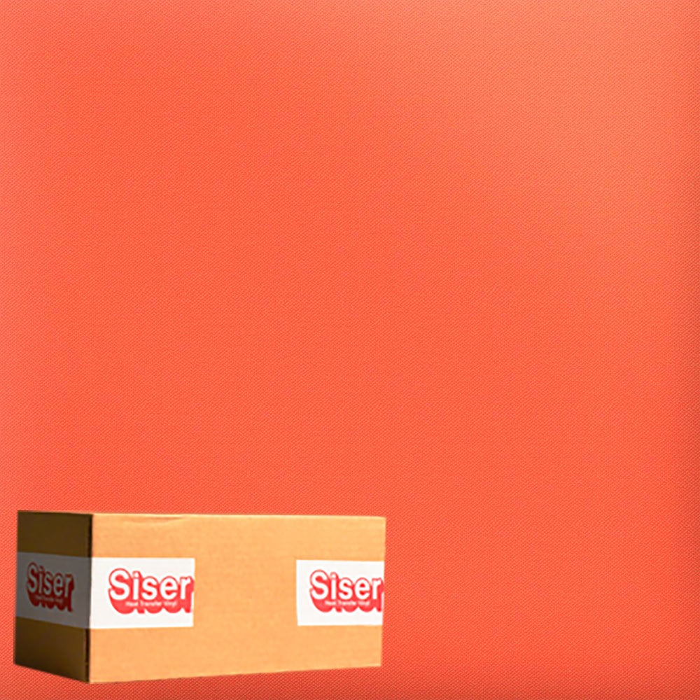 Siser Easy Puff HTV - 12 in x 5 yds - Neon Orange