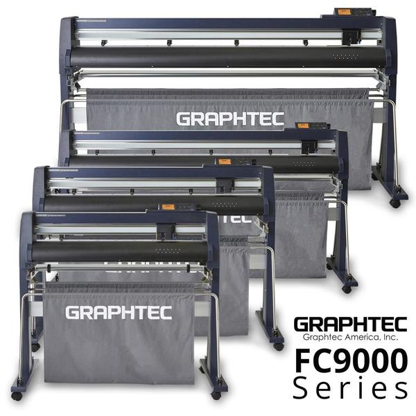 Graphtec FC9000-160 - 64 in Vinyl Cutter, Stand & Media Basket