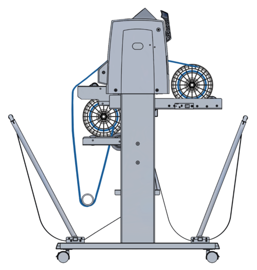Automatic 54 in Take-up Roller for the Graphtec FC9000-140