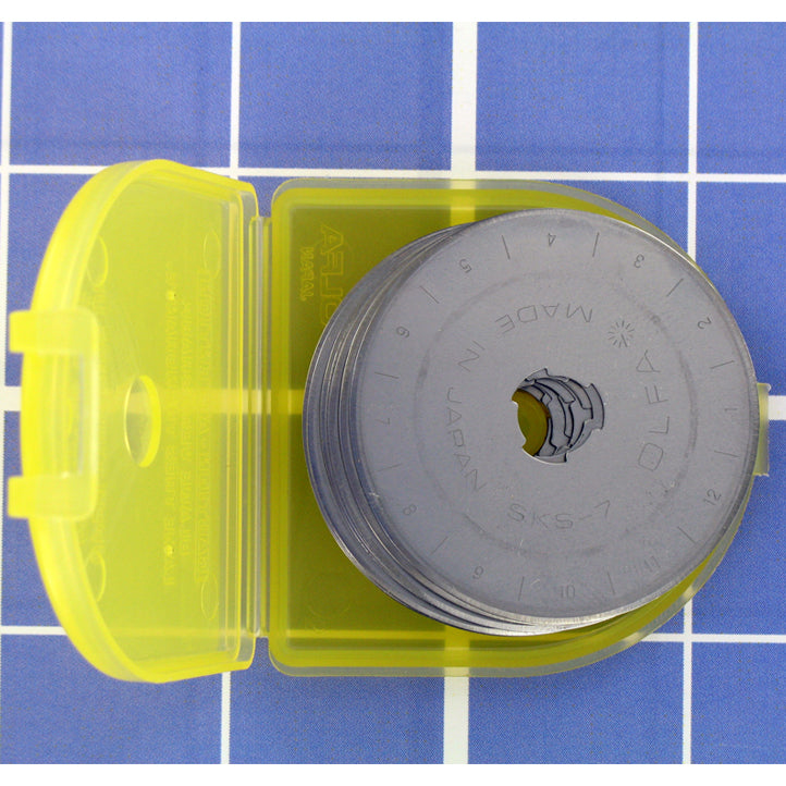 OLFA RB45-10 45mm Tungsten Steel Rotary Blade 10 Blades with Case