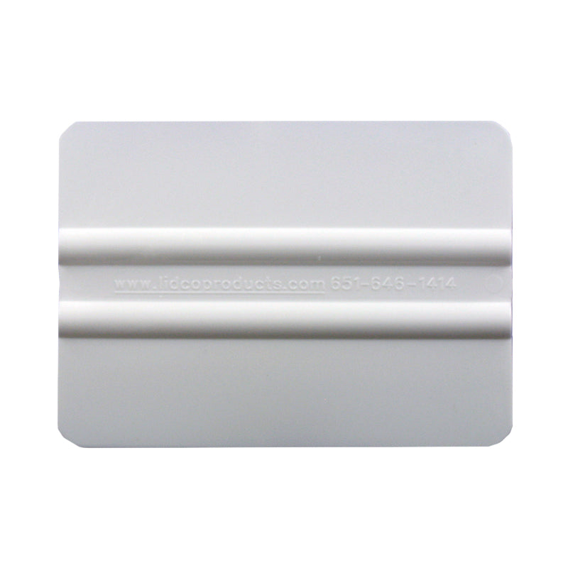 4 in Poly Blend Squeegee- White Side View
