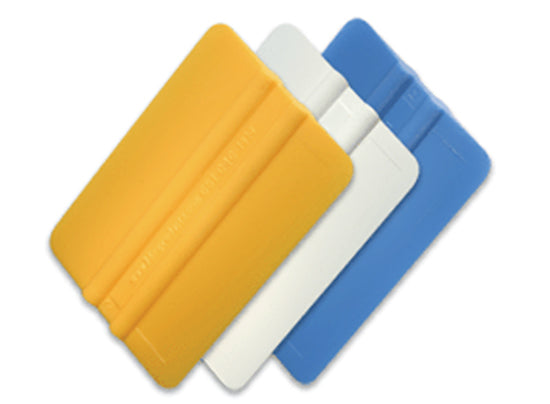 4 in Poly Blend Squeegee Bundle - Yellow - 50 pack