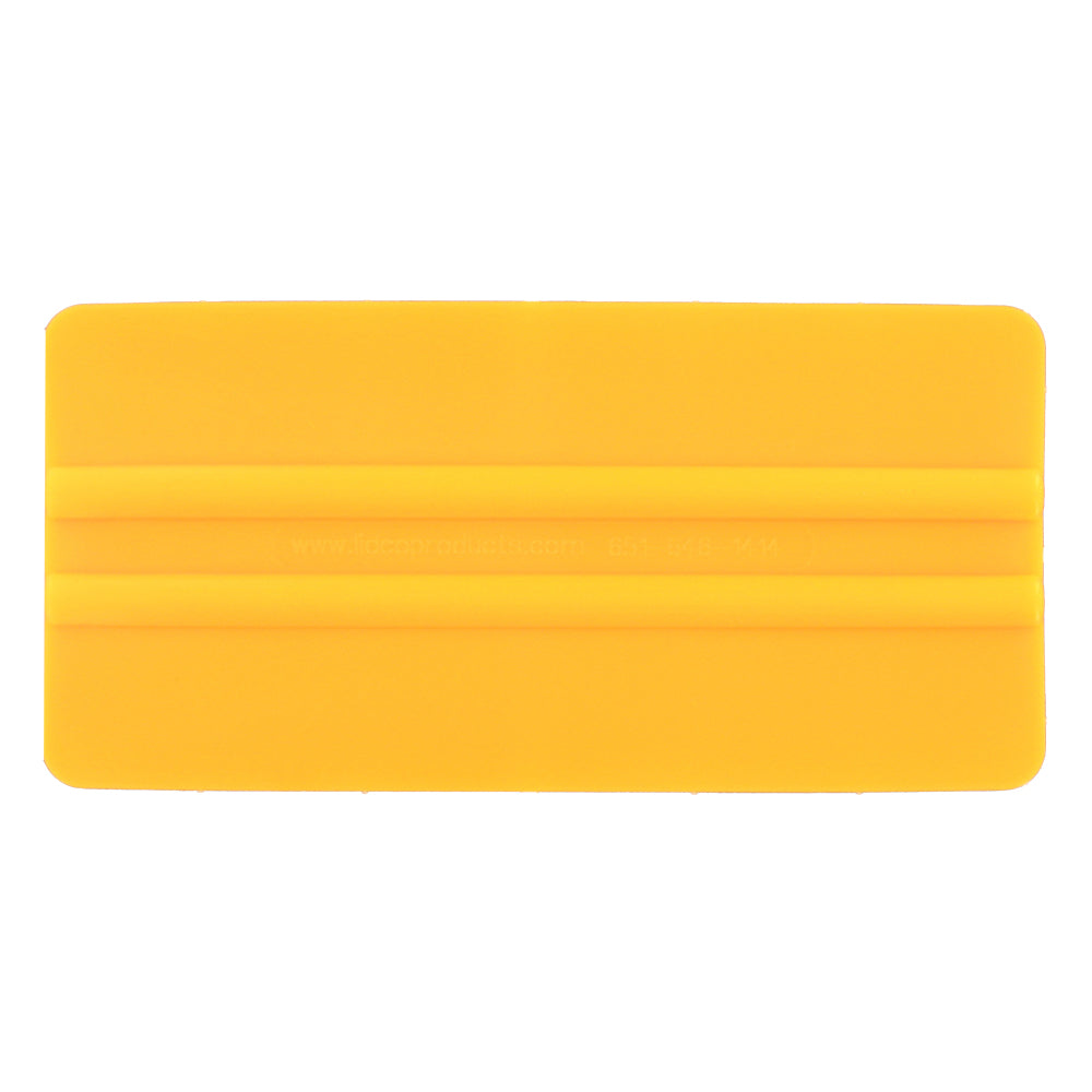 6 Inch Poly Blend Squeegee - Yellow