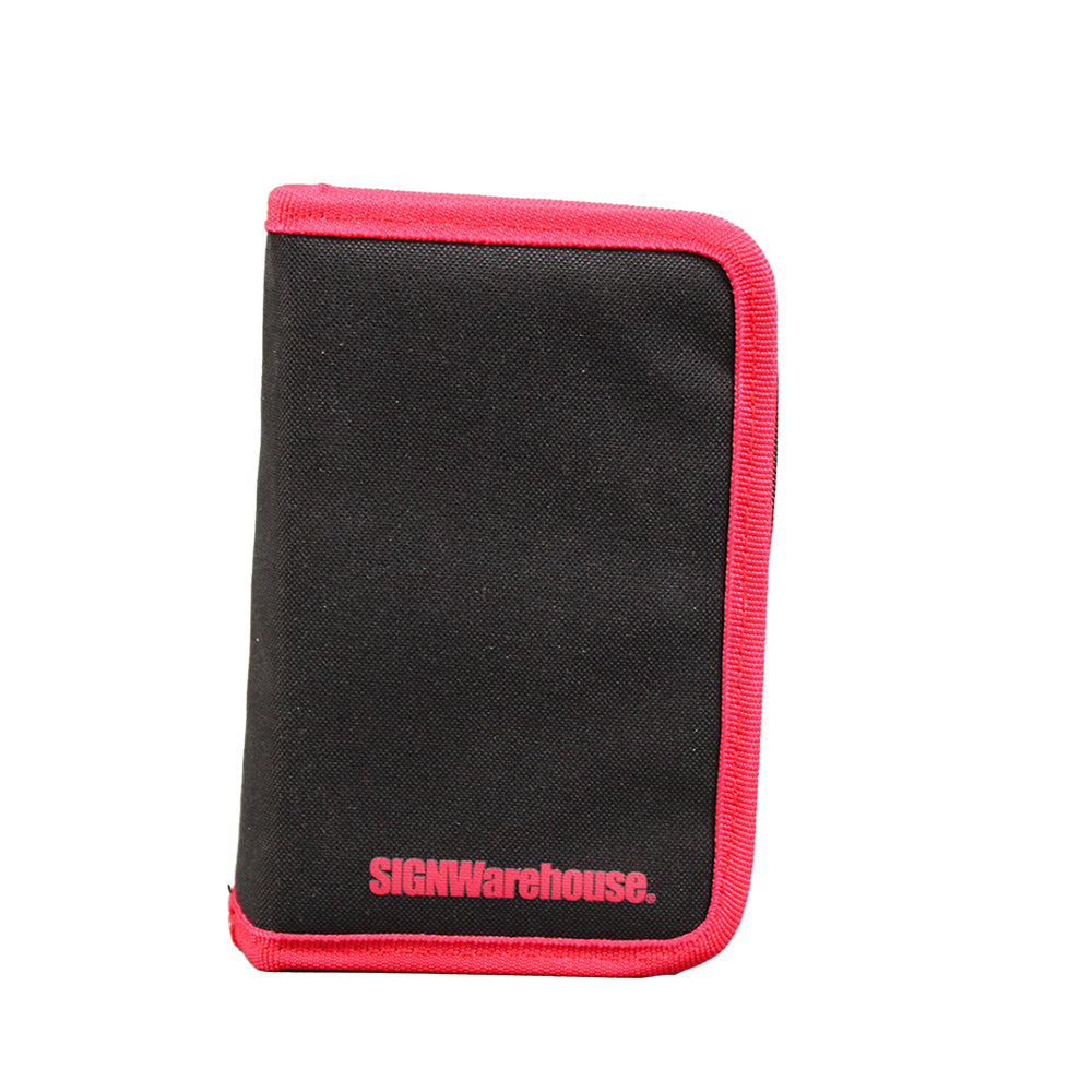SignWarehouse Vinyl Tool Kit in Zippered Pouch with Pouch Closed