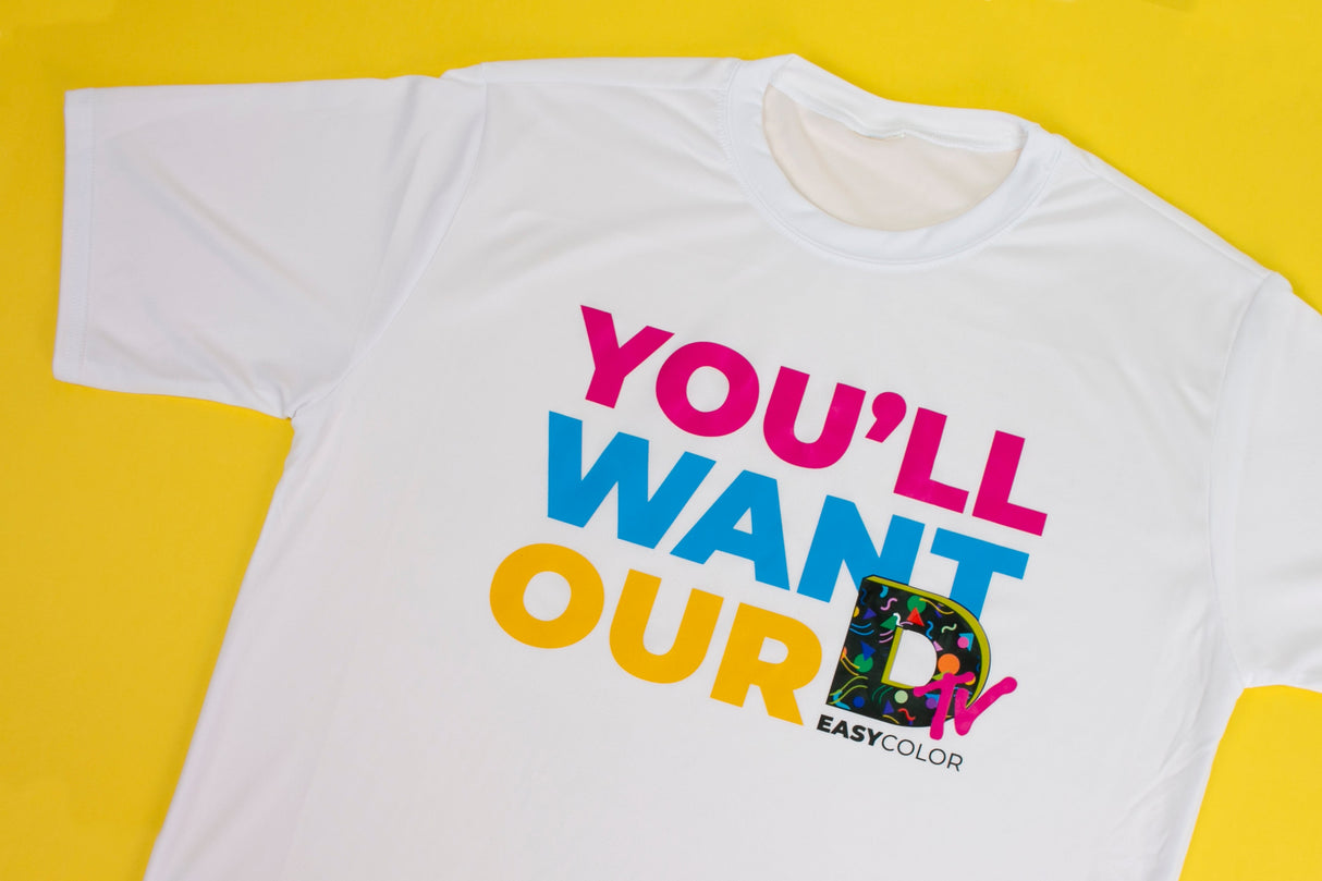 Siser EasyColor DTV Applied to T-shirt