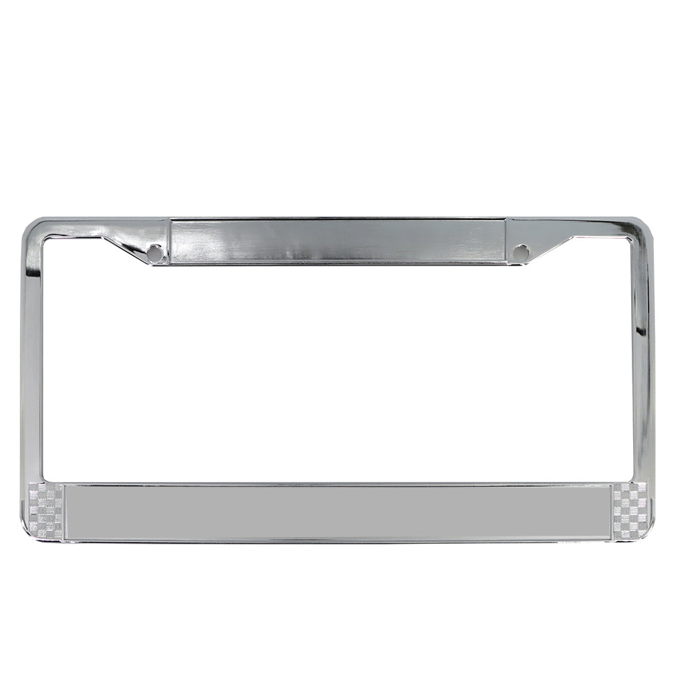 Chrome Metal License Plate Holder - Chrome