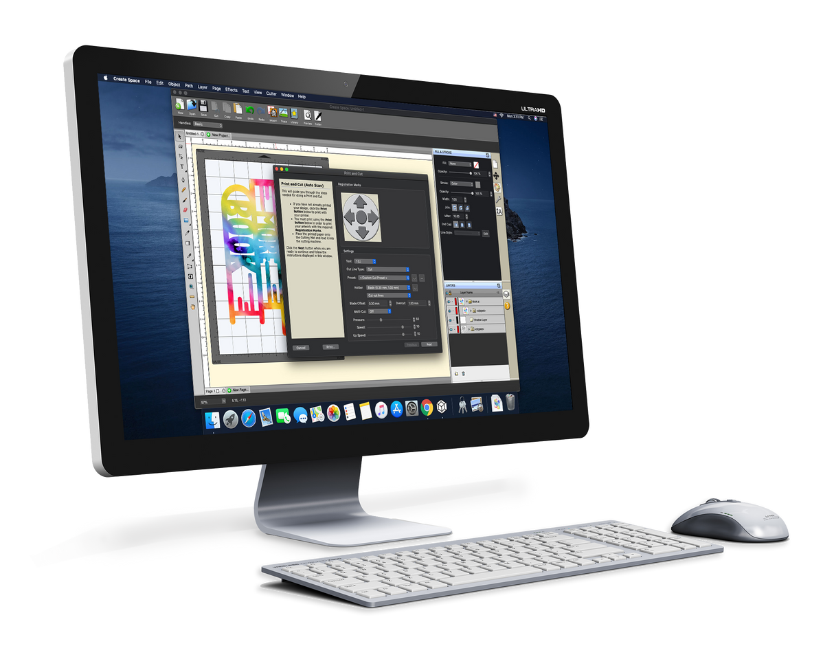 Create Space Software  MAC & Windows Compatible - Digital Delivery