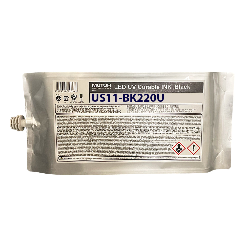 Expiring Soon Inks - MUTOH US11 Flexible UV-LED Ink - 220ml